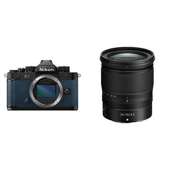 Nikon Zf Mirrorless Camera with 24-70mm f/4 Lens Kit (Blue)