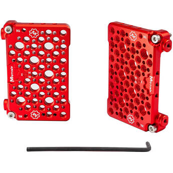 MUTINY Lil Shawty Cheese Plate for RED KOMODO-X (Red, Pair)