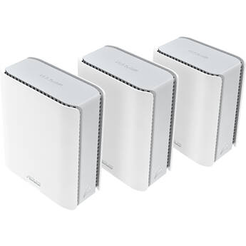 ASUS ZenWiFi BT8 BE14000 Wireless Tri-Band Multi-Gig 3-Piece Mesh Wi-Fi System (White)