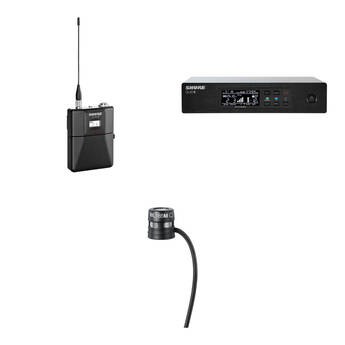 Shure QLXD14/85M Digital Wireless Cardioid Lavalier Microphone System Kit (H50: 534 to 598 MHz)