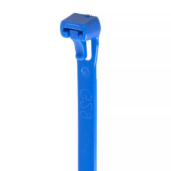 Grizzly Supply Reusable Cable Tie with 50 lb Tensile Strength (8", 25-Pack, Blue)