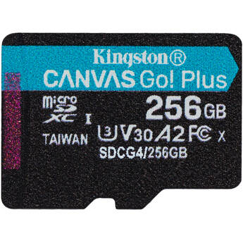 Kingston 256GB Canvas Go! Plus UHS-I microSDXC Memory Card