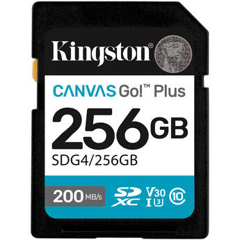 Kingston 256GB Canvas Go! Plus UHS-I SDXC Memory Card