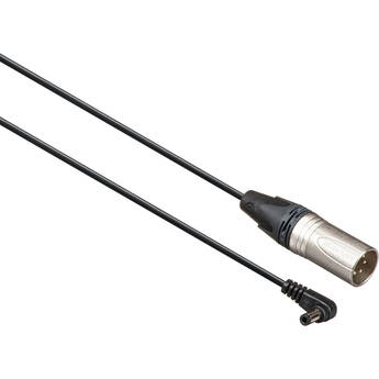 Hawk-Woods 4-Pin XLR Male to 2.5mm Right-Angled DC Jack Cable (22.6")