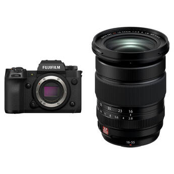 FUJIFILM X-H2 Mirrorless Camera with 16-55mm f/2.8 Lens Kit