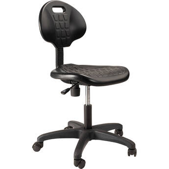 Oklahoma Sound Kangaroo Stool Adjustable Height Task Chair (Black, 16-21")