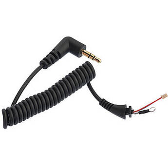Sennheiser Coiled Cable with Right-Angle 3.5mm TRS Male Connector for MKE 400 Microphone