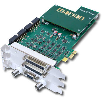 marian DIGITAL AUDIO ELECTRONICS Clara A/D+ 32-Channel Analog and AES/EBU PCIe Sound Card (1/4" TRS I/O)