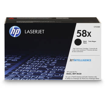 HP 58X High-Yield Black LaserJet Toner Cartridge