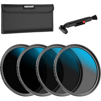 Neewer HD ND 4-Filter Set with Cleaner Kit (67mm)