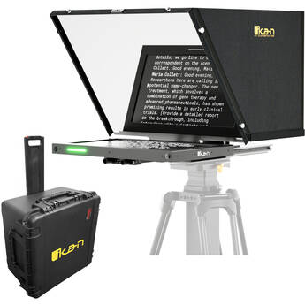 ikan Professional 15" SDI/HDMI PTZ Teleprompter Travel Kit