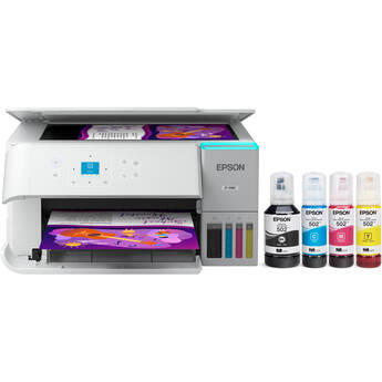 Epson ET-2980 Wireless All-in-One Color Supertank Printer (White)