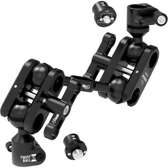 MID49 TWIST Ball 3" Monitor Arm with 1/4"-20 and 3/8"-16 Spuds