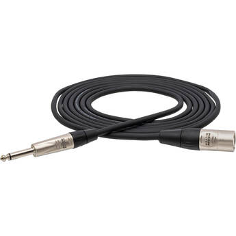 Hosa Technology HPX-003 Unbalanced 1/4" TS Male to 3-Pin XLR Male Audio Cable (3')