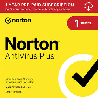 Norton AntiVirus Plus (1 Device, 1-Year Subscription)