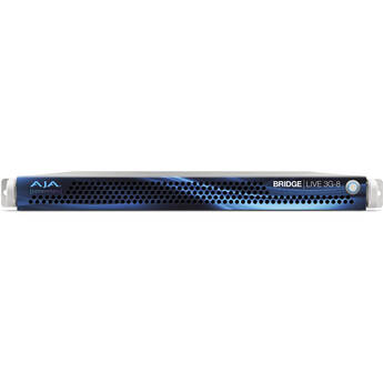 AJA BRIDGE LIVE 3G-8 Turnkey System with 1 RU Appliance + 8 Bidirectional 3G-SDI I/O