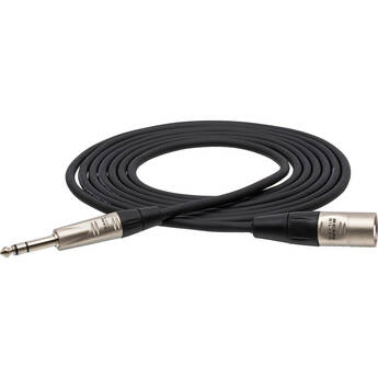 Hosa Technology Balanced 1/4" TRS Male to 3-Pin XLR Male Audio Cable (3')