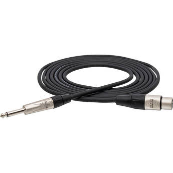 Hosa Technology HXP-010 Unbalanced 1/4" TS Male to 3-Pin XLR Female Audio Cable (10')