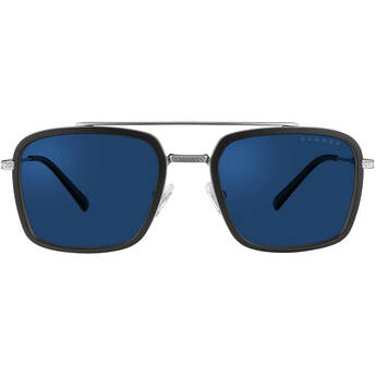GUNNAR Barron Tinted Glasses (Silver Frame, Sun Lens)