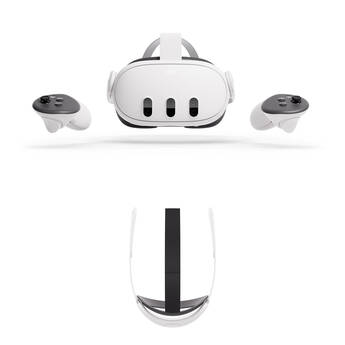 Meta 3 Advanced All-in-One VR Headset with Elite Strap Kit (512GB)