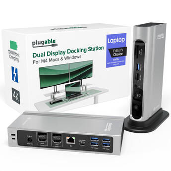 Plugable 16-In-1 Quad Display Thunderbolt 4 Docking Station