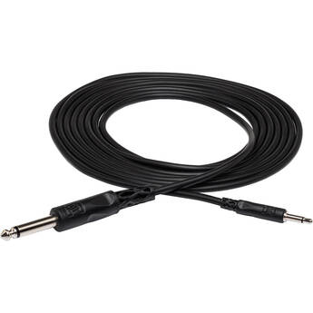 Hosa Technology Mini Male to 1/4" Male Cable - 10'