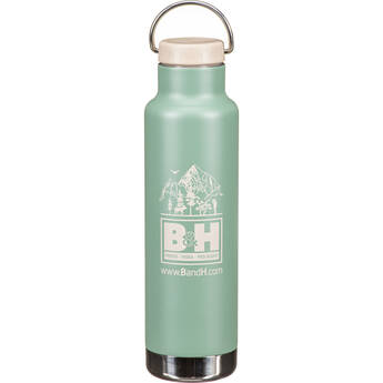 Klean Kanteen Insulated Classic Water Bottle with Loop Cap with Steel Bale (20 oz, Sea Spray)