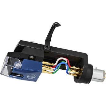 Audio-Technica Dual Moving Magnet Phono Cartridge & Headshell Combo Kit (Elliptical Bonded)