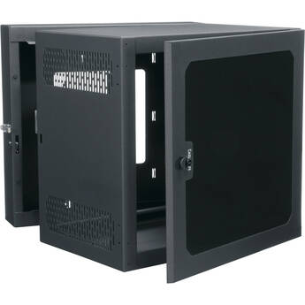 Middle Atlantic CableSafe Cabling Wall Mount Rack with Plexi Door (15" Usable Depth, 12 RU)