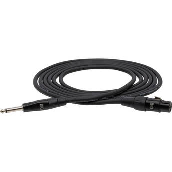 Hosa Technology 1/4" Male to 3-Pin XLR Female Hi-Z Microphone Cable - 5'
