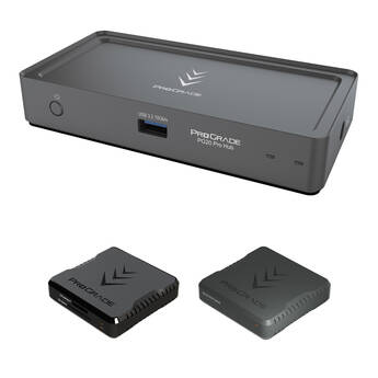 ProGrade Digital PG20 Pro Thunderbolt 4 Hub with CFexpress Type A & UHS-II SDXC Card Reader and 4TB PG10.5 Pro Mini External SSD (North America Power Cable)