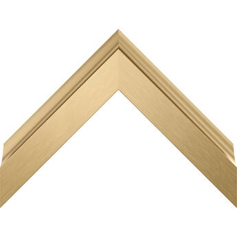 Deco Frames Alloy Scoop Frame Bezel for Samsung The Frame TV (55", Pale Gold)
