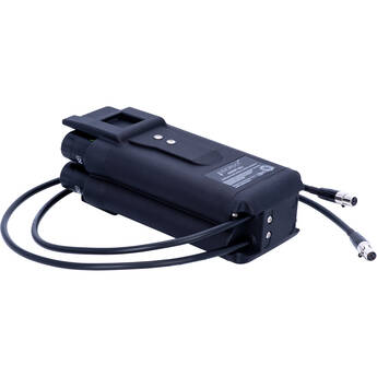 AUDIOROOT Dual-Battery Holster with Mini XLR Female Output Connector (Dual Independent Outputs)