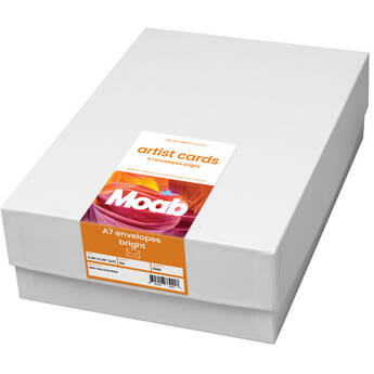 Moab Artist Cards (Bright White, 5.25 x 7.25", 1000 Envelopes)