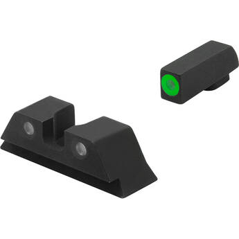 Meprolight Hyper-Bright Tritium Night Sights (Taurus G3C, Green Front Ring)