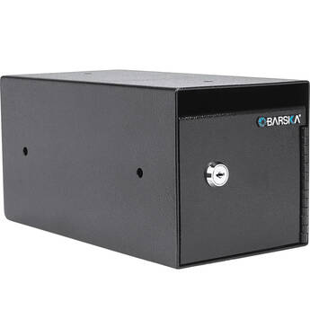 Barska 0.17 Cubic Foot Single Key Depository Safe (Gloss Black)