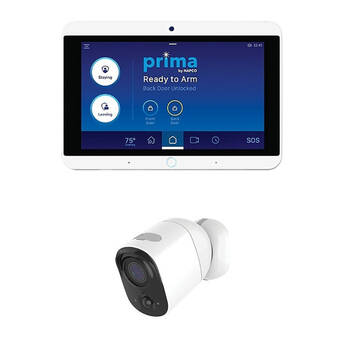 Prima by Napco PP1V All-in-One 7" Wi-Fi Touchscreen Super Panel with PCAM 2MP Outdoor Wi-Fi Camera Kit (Verizon)