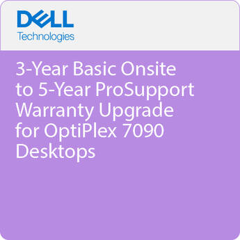 Dell 3-Year Basic Onsite to 5-Year ProSupport Warranty Upgrade for Desktops