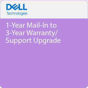 Dell 1-Year Mail-In to 3-Year Warranty/Support Upgrade