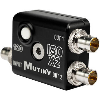 MUTINY ISO X2 12G-SDI 1:2 Video Distribution Amplifier with Isolator