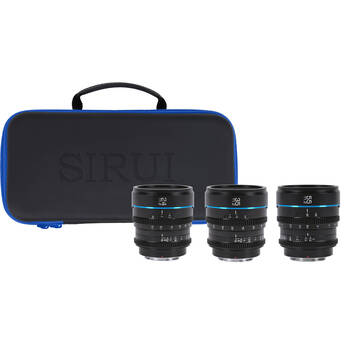 Sirui Night Walker T1.2 S35 Cine 3-Lens Set (Micro Four Thirds-Mount, Black)