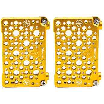 MUTINY Lil Shawty Cheese Plate for RED KOMODO-X (Nikon Gold, Pair)