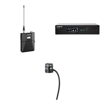 Shure QLXD14/84 Digital Wireless Supercardioid Lavalier Microphone System Kit (J50A: 572 to 608 + 614 to 616 MHz)