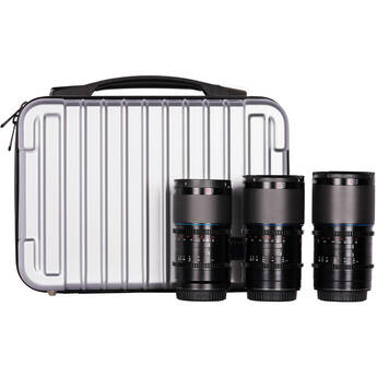 Sirui Saturn T2.9 1.6x Carbon Fiber Full-Frame Anamorphic 3-Lens Set (Canon RF, Blue Flare)
