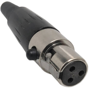 Remote Audio TA3F 3-Pin Female Mini-XLR Connector (Silver)