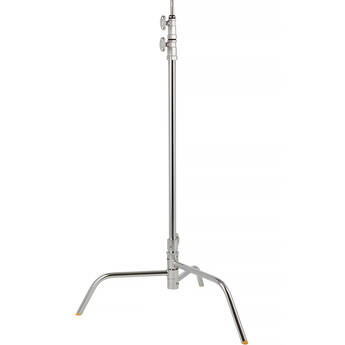 Impact 40" C-Stand with Turtle Base (10', Chrome)
