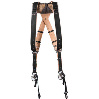 HoldFast Gear MoneyMaker 2-Camera Harness (Bridle Black, Medium)