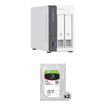 QNAP 16TB TS-216G 2-Bay NAS Enclosure Kit (2 x 8TB)