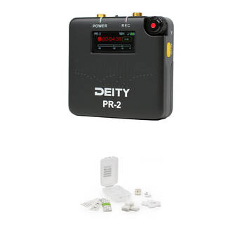 Deity Microphones PR-2 32-Bit Float Pocket Audio Recorder with Lavalier and White Mic Hiding Kit