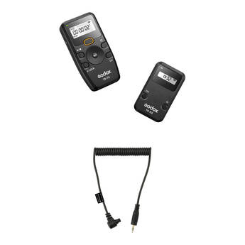 Godox TR-OP12 Wireless Timer Remote Control with Canon Shutter Release Cable Kit